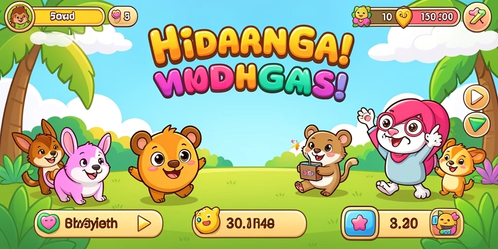 Tampilan awal yang menarik penuh warna.