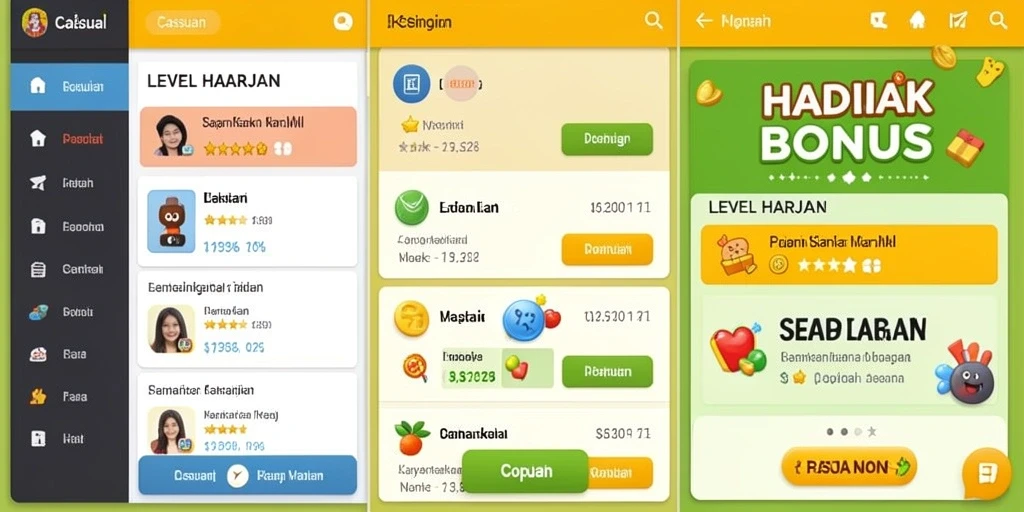 Tampilan menarik dari layar utama aplikasi BATARATOTO.