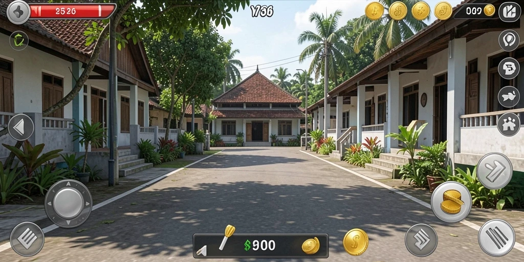 Tampilan antarmuka yang menarik untuk pemula.