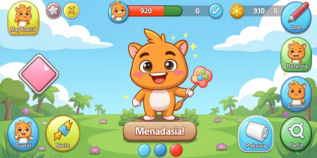 Tangkapan layar pertama menunjukkan tampilan utama game BOS88.