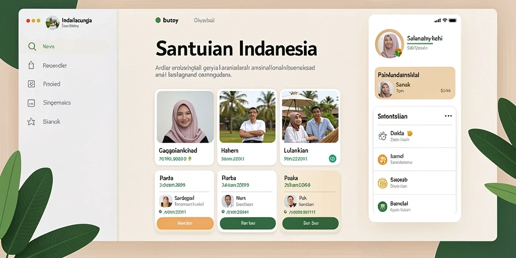 Tampilan antarmuka DULTOGEL yang menarik dan mudah dipahami.