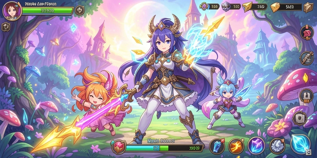Tangkapan layar menunjukkan grafis gameplay yang menarik.