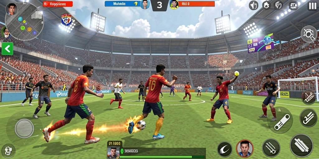 Tampilan awal permainan yang menarik perhatian.