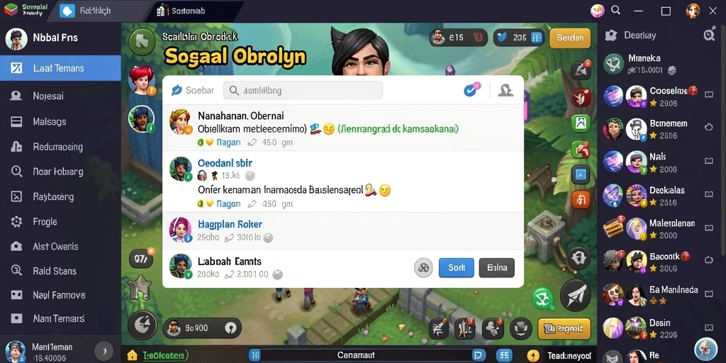 Tampilan awal permainan yang menarik dan user-friendly.