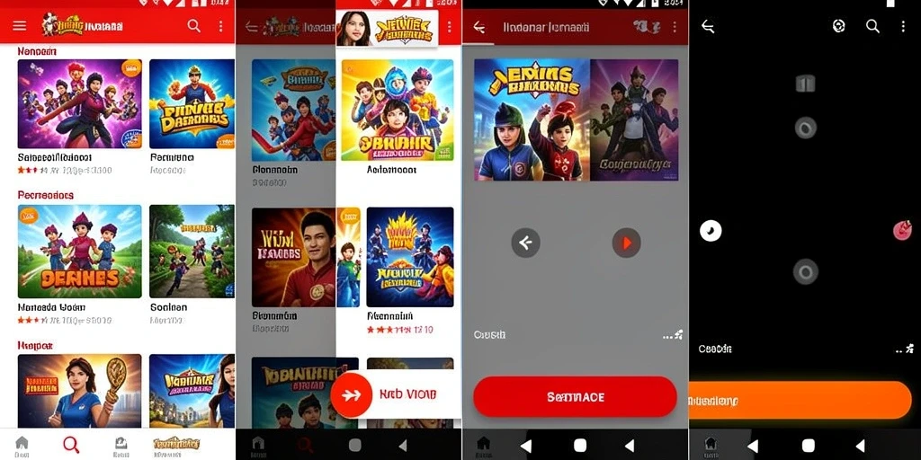 Screenshot menampilkan karakter utama dalam aksi.