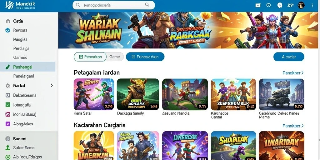 Tampilan awal game KOPLO77 yang menyenangkan.