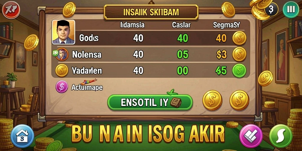 Screenshot menunjukkan karakter utama siap beraksi.