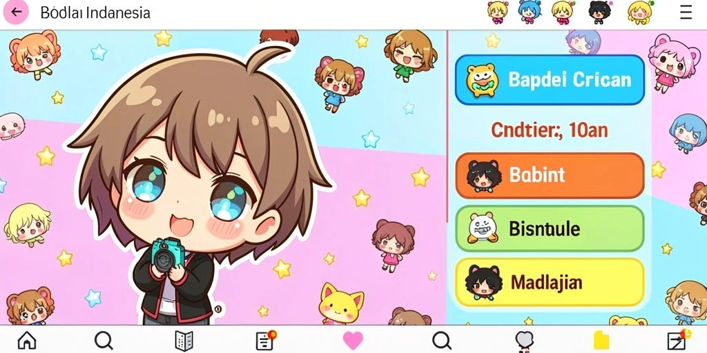 Tampilan antarmuka LUCKYMINO yang menarik dan user-friendly.