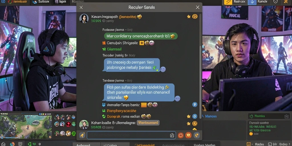 Screenshot menunjukkan karakter utama dalam aksi petualangan.