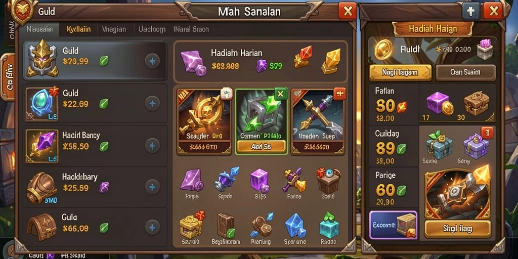 Tampilan antarmuka yang menarik dan ramah pengguna.